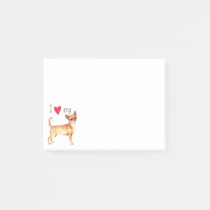 I Love my Chihuahua Post-it Notes