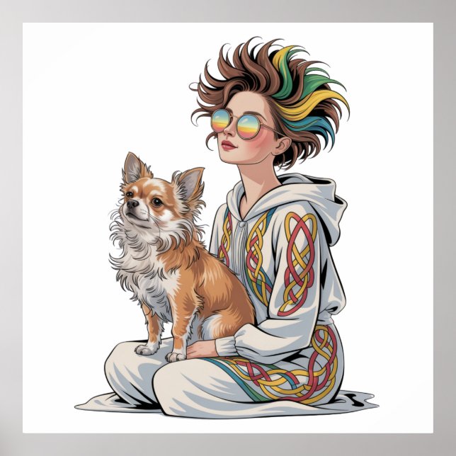  i love my chihuahua  poster (Front)