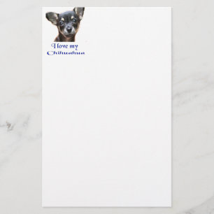 I love my Chihuahua Stationery