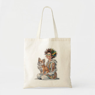 i love my chihuahua tote bag