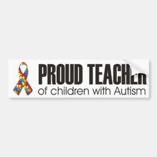 I love my child with autism - unique sticker desig