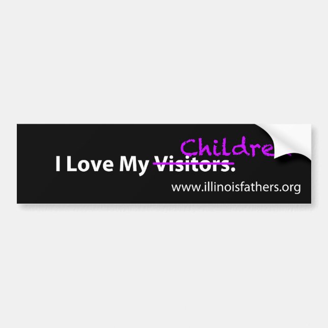 I Love My Children bumper sticker (Front)
