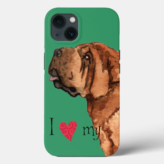 I Love my Chinese Shar-Pei Case-Mate iPhone Case (Back)