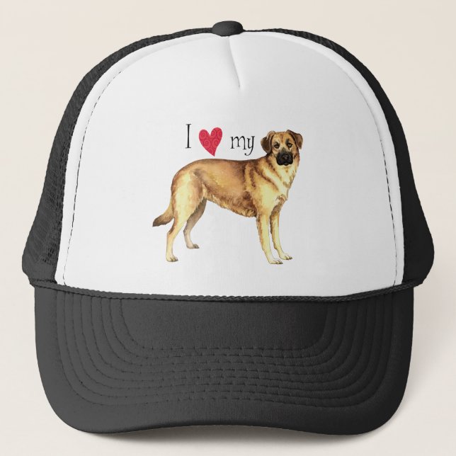 I Love my Chinook Trucker Hat (Front)