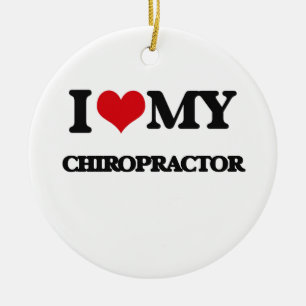 I love my Chiropractor Ceramic Tree Decoration