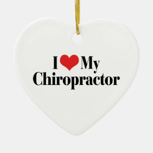 I Love My Chiropractor Ornament