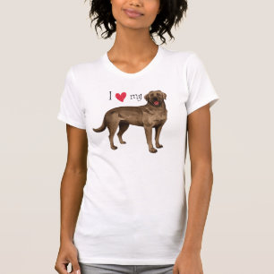 I Love my Chocolate Lab T-Shirt