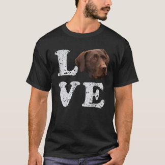 I Love My Chocolate Lab T-Shirt