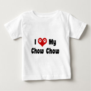 I Love My Chow Chow Baby T-Shirt