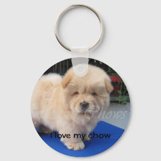 I love my chow key ring