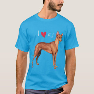 I Love my Cirneco dell'Etna T-Shirt
