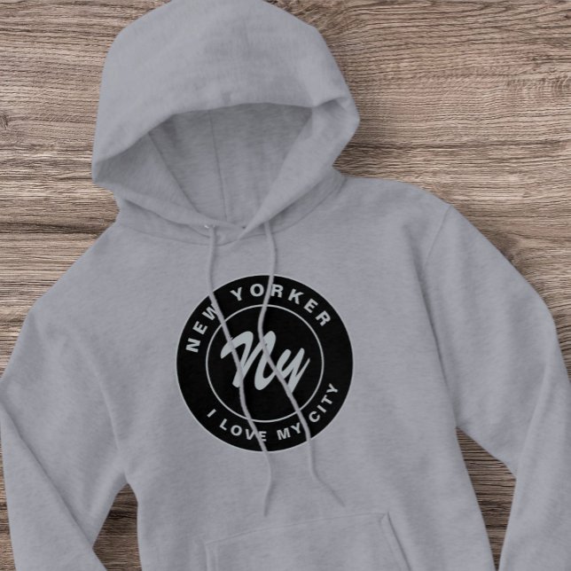 I Love My City New Yorker Empire Stater Retro   Hoodie (Creator Uploaded)