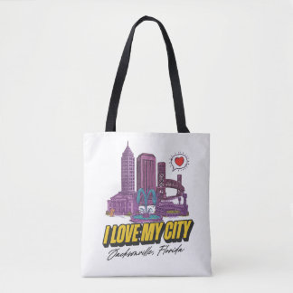 I Love My City Tote Bag