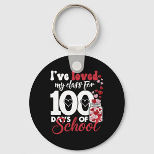 I Love My Cl For 100 Days School Teacher Valentine Key Ring