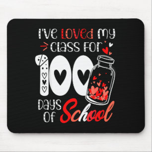 I Love My Cl For 100 Days School Teacher Valentine Mouse Pad