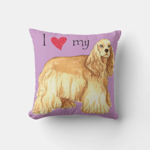 I Love my Cocker Spaniel Cushion