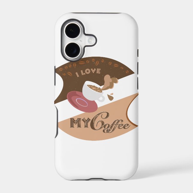 I Love My Coffee Retro Java (Back)
