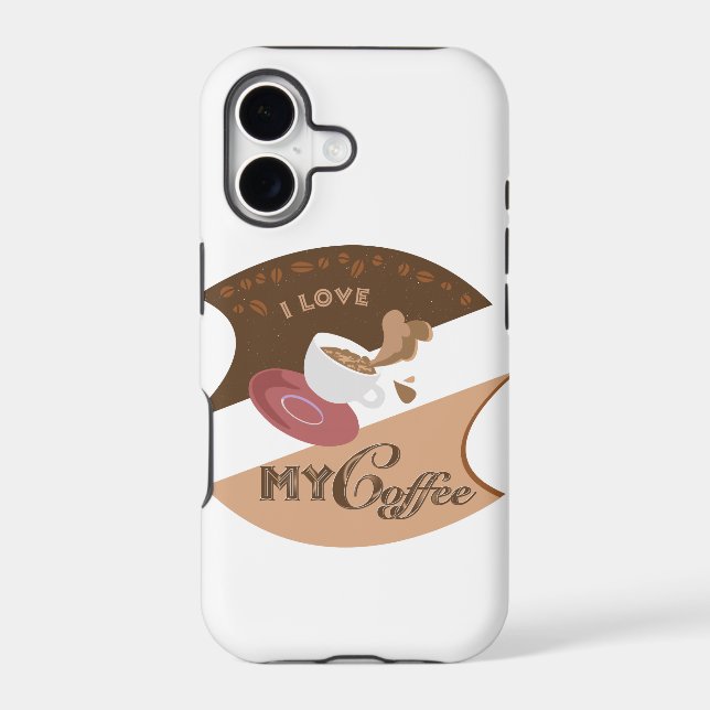 I Love My Coffee Retro Java (Back)