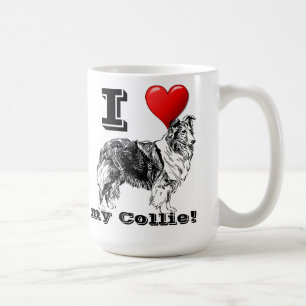 I Love my Collie Mug