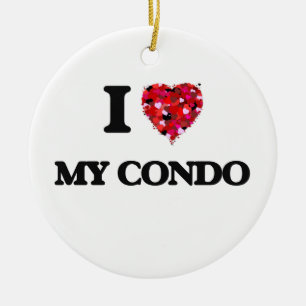 I love My Condo Ceramic Tree Decoration