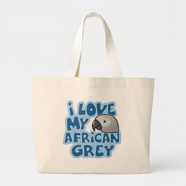 I Love My Congo African Grey Bag (Front)