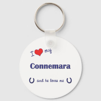I Love My Connemara (Male Pony) Key Ring