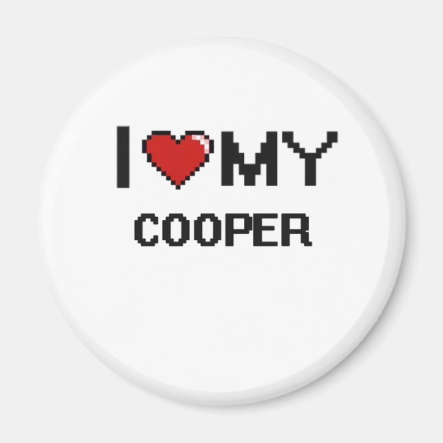 I love my Cooper Magnet (Front)