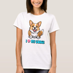 I Love My Corgi T-Shirt