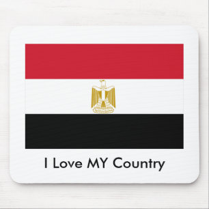 I Love MY Country Egypt Flag The MUSEUM Zazzle Mouse Pad
