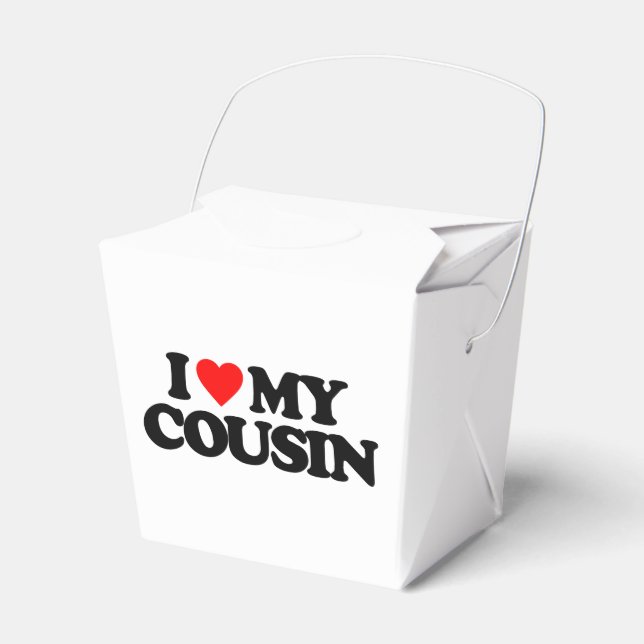 I LOVE MY COUSIN FAVOUR BOX (Front Side)