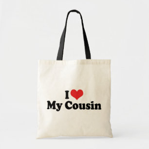 I Love My Cousin Tote Bag