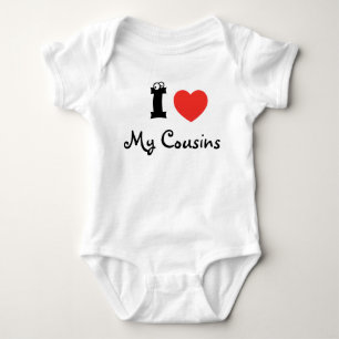 I love my cousins baby bodysuit