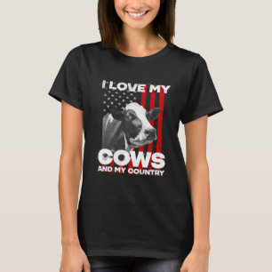 I love my cows dairy farmer farming T-Shirt