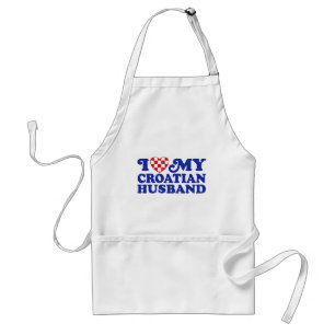 I love My Croatian Husband Standard Apron