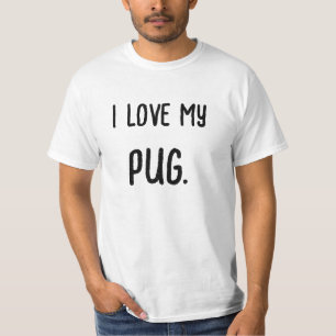 I Love My Customisable Dog T-Shirt