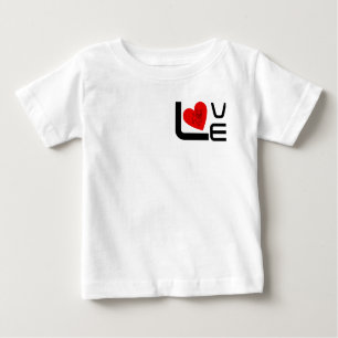 I love my cute French Bulldog Hart Baby T-Shirt