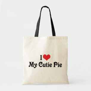 I Love My Cutie Pie Tote Bag