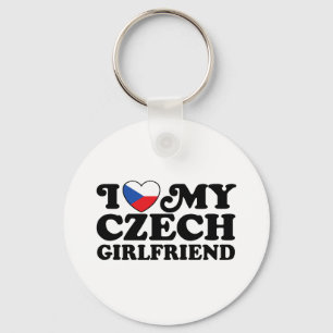 I Love My Czech Girlfriend Key Ring