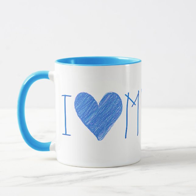 I Love My Dachshund Mug (Left)