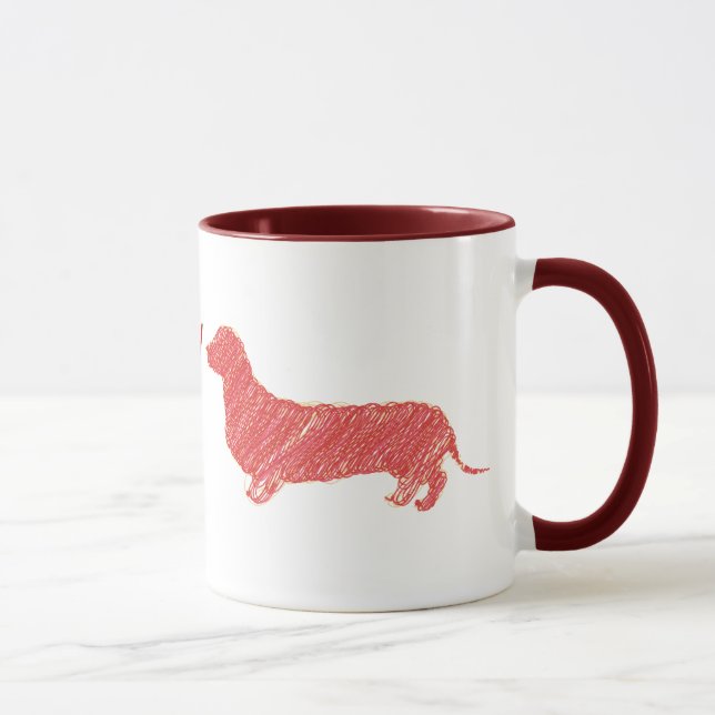 I Love My Dachshund Mug (Right)