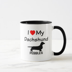 I Love My Dachshund Mug