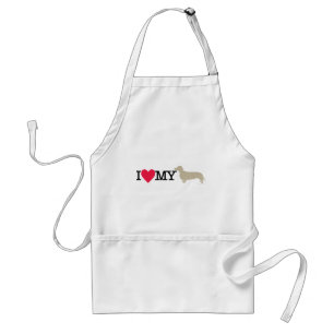 I Love My Dachshund ! Standard Apron