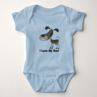 I Love My Dad Baby Bodysuit