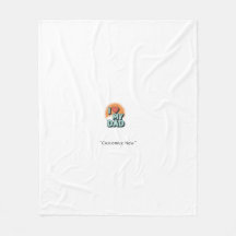 I Love My Dad Blanket – Personalised Gift