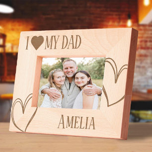 I Love my DAD fathers day picture frame
