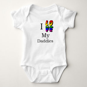 I Love My Daddies Baby Bodysuit