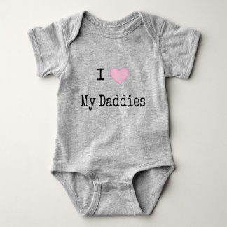 I Love My Daddies Baby Bodysuit