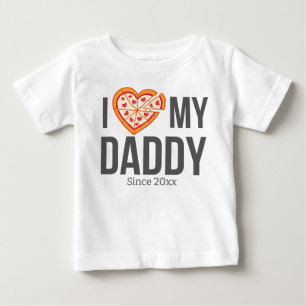 I LOVE MY DADDY BABY CLOTHES CUSTOM TEXT T-Shirt