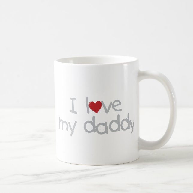 I Love My Daddy Coffee Mug (Right)