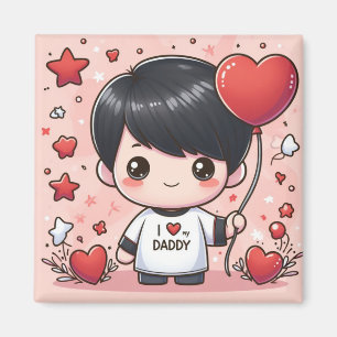 I Love My Daddy  Magnet